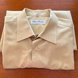 Klaus Boehler Dresser shirt Light Golden yellow like new condition